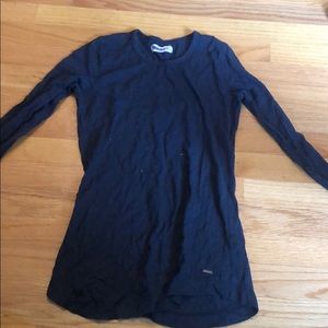 Hollister Navy Blue long sleeve shirt. Small